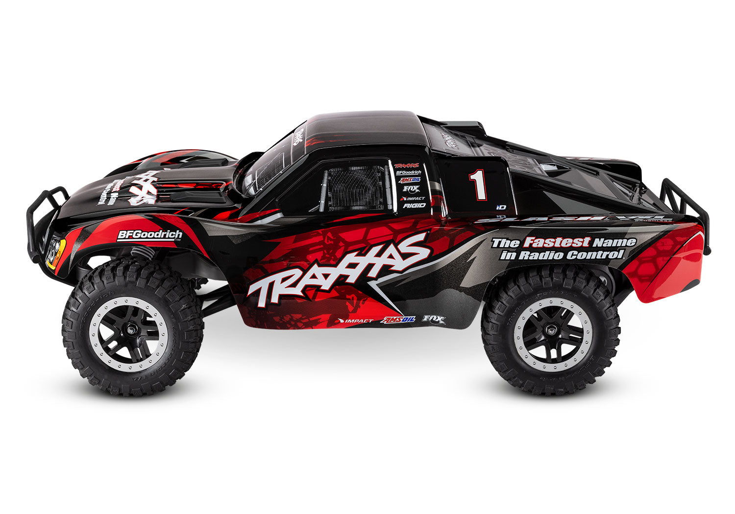58276-74 Red Slash® VXL: 1/10 Scale 2WD Brushless Short Course Racing Truck with TQi™