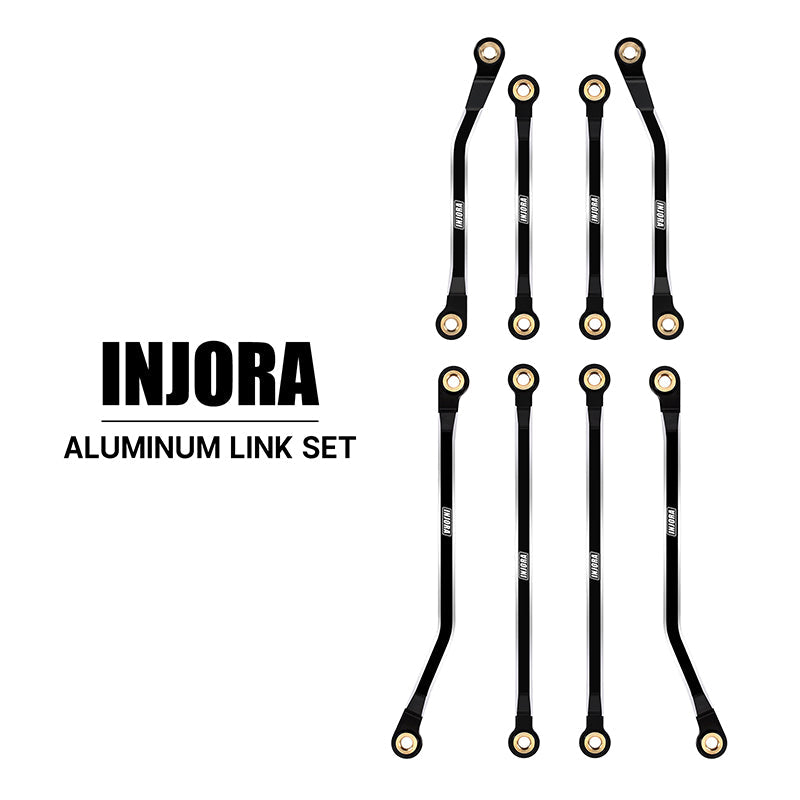 INJORA CNC Aluminium High Clearance Links Set for 1/18 TRX4M High Trail K10 F150 (4M-73)