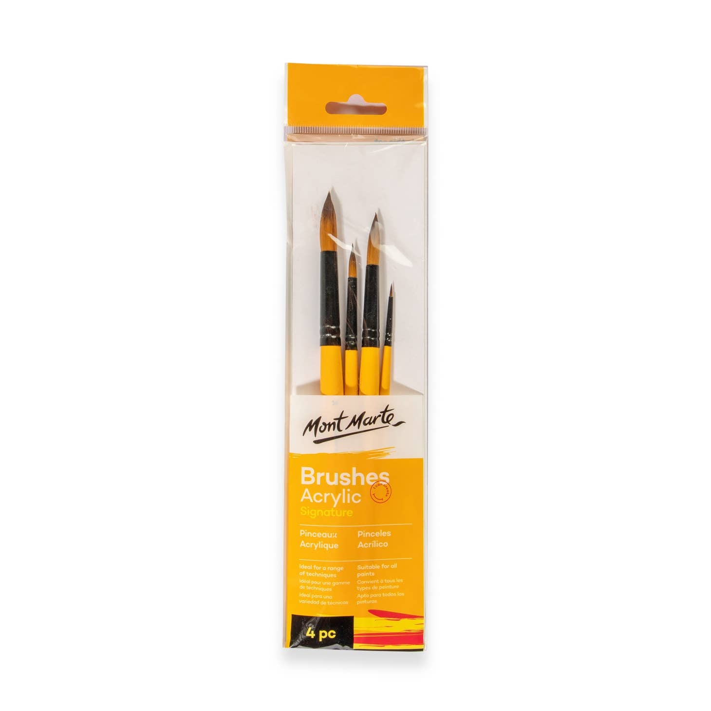 BMHS0018 Acrylic Brushes Signature 4pc