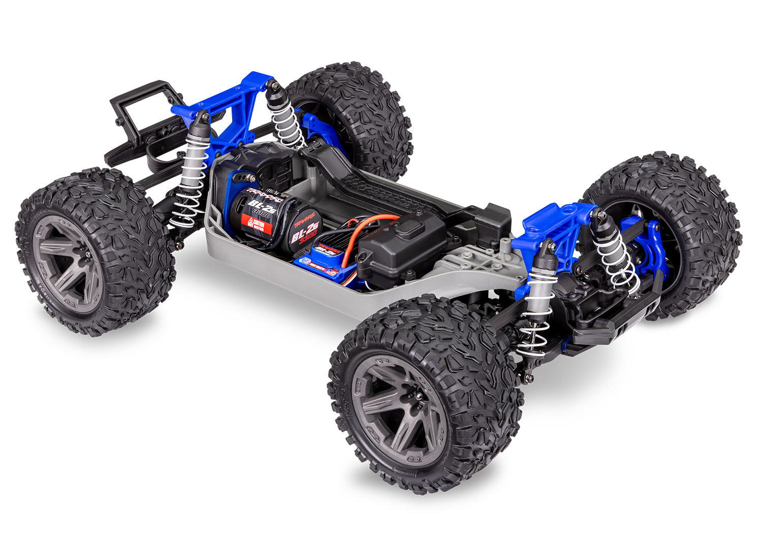 Blue Rustler® 4X4 Brushless: 1/10-scale 4WD Stadium Truck with TQ™ 2.4GHz Radio System