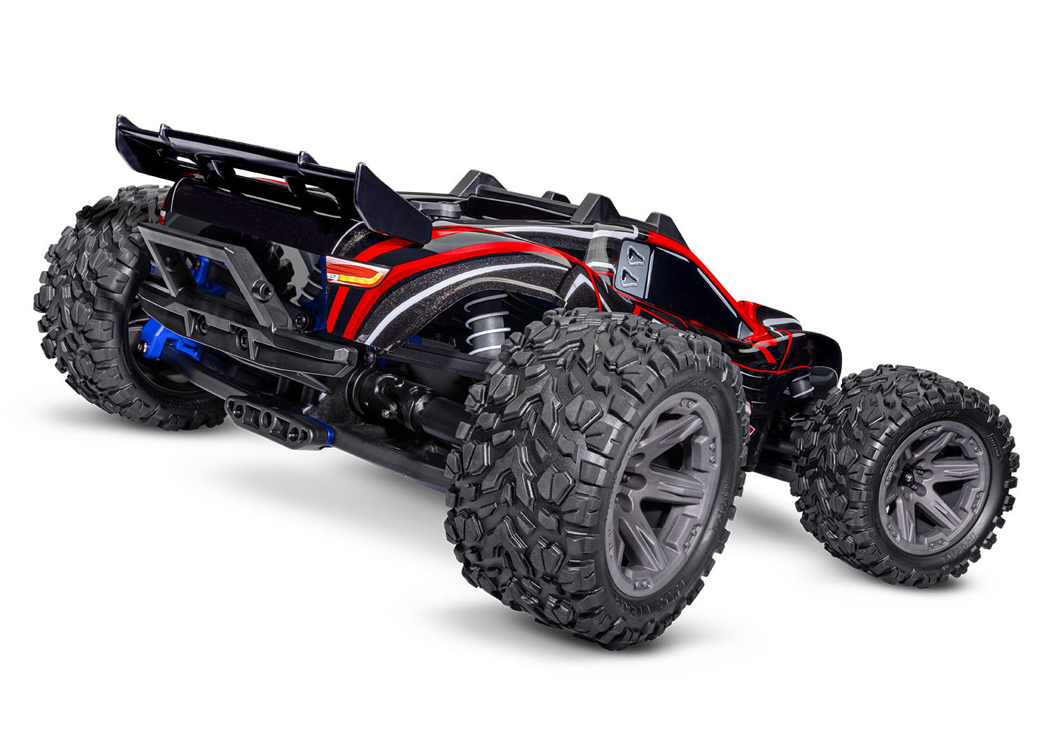 67164-4-RED RUSTLER 4X4 BL-2S Brushless: 1/10 Scale 4WD Stadium Truck
