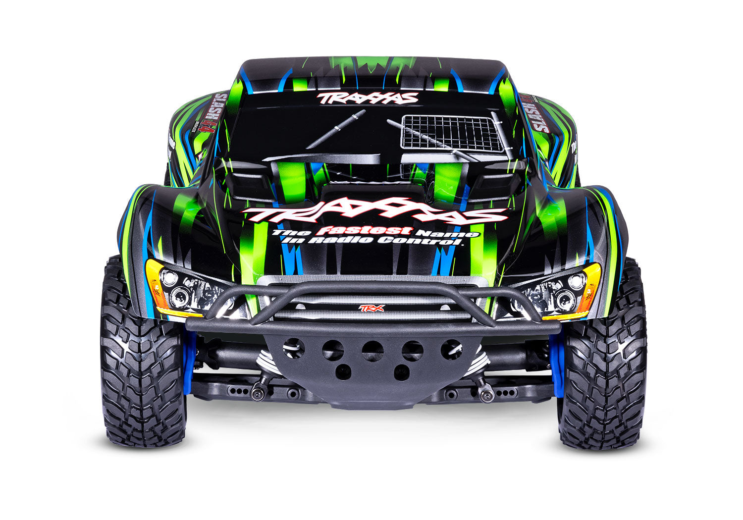 Green Slash® 4X4 Brushless: 1/10 Scale 4WD Electric Short Course Truck with TQ 2.4GHz Radio System