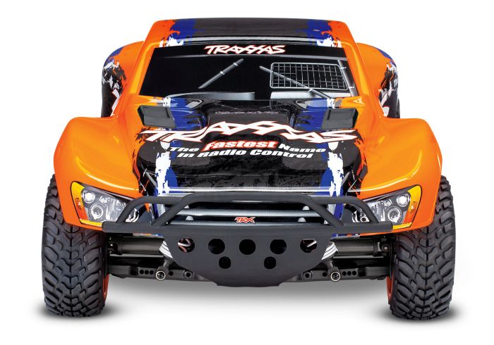 68286-4-ORNG Orange Slash® 4X4 VXL: 1/10 Scale 4WD Brushless Short Course Truck with TQi™