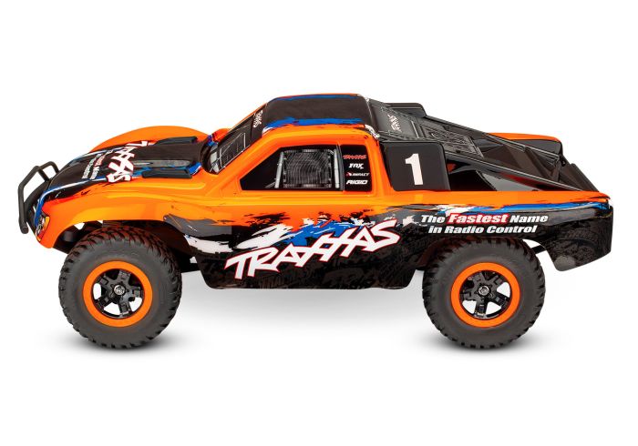 68286-4-ORNG Orange Slash® 4X4 VXL: 1/10 Scale 4WD Brushless Short Course Truck with TQi™