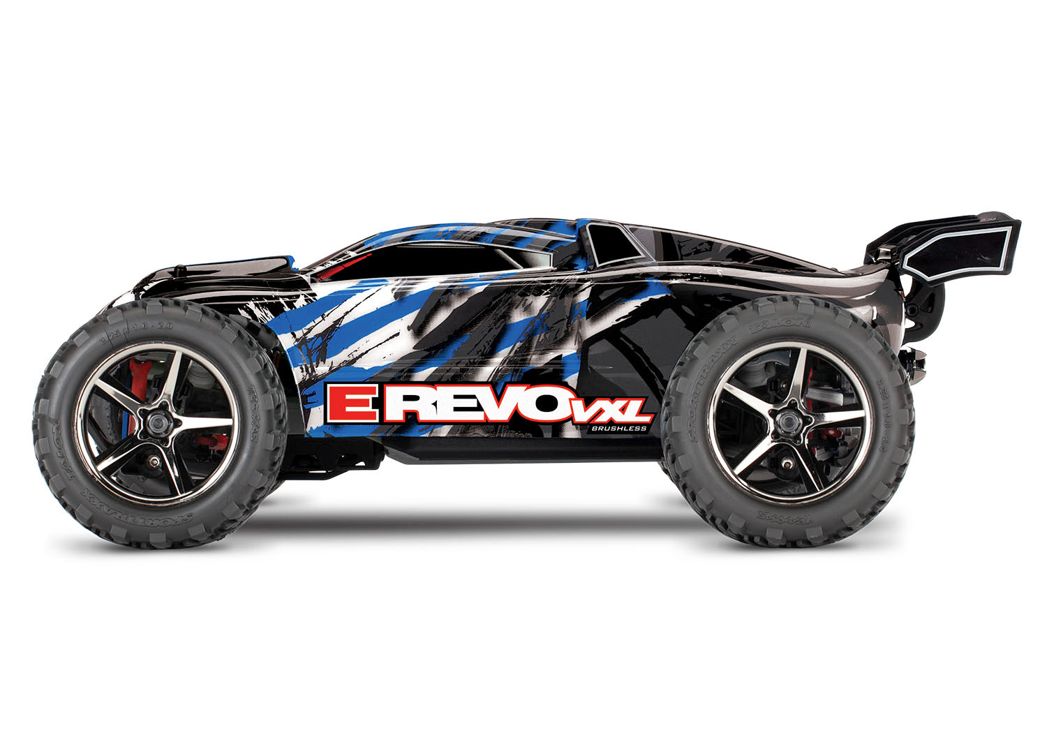 TRAXXAS E-Revo VXL 1/16 Scale Electric 4WD BLUE - 71076-3