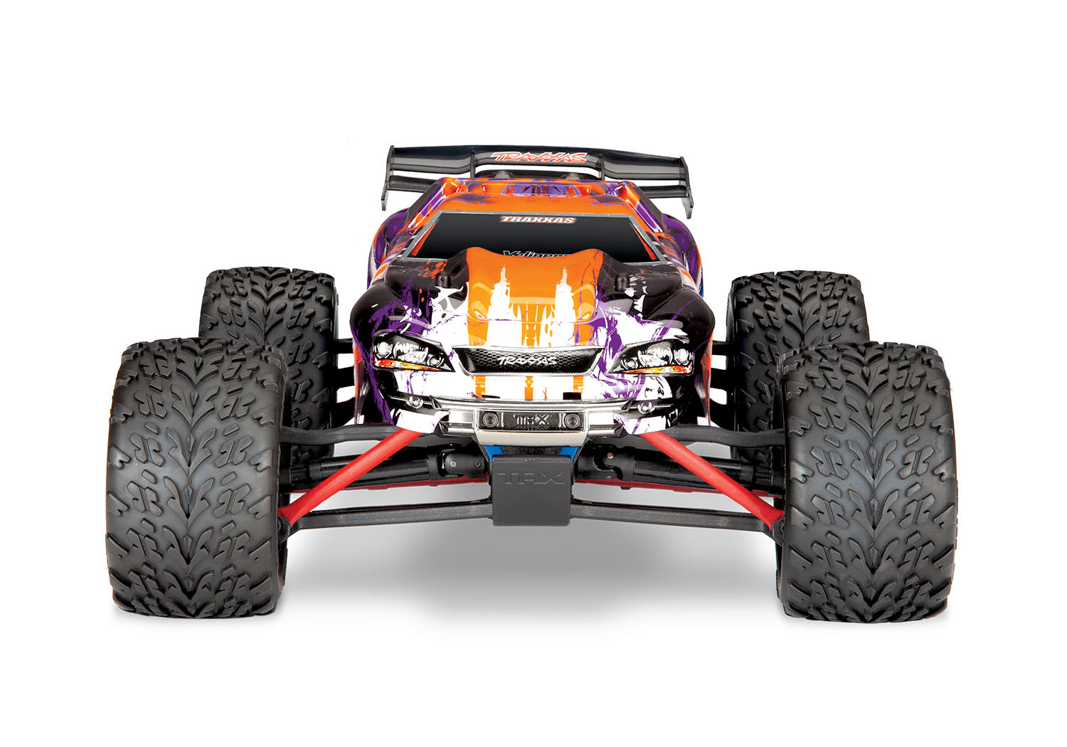 TRAXXAS E-Revo® VXL: 1/16 Scale Electric 4WD Racing Monster Truck (Purple) - 71076-3