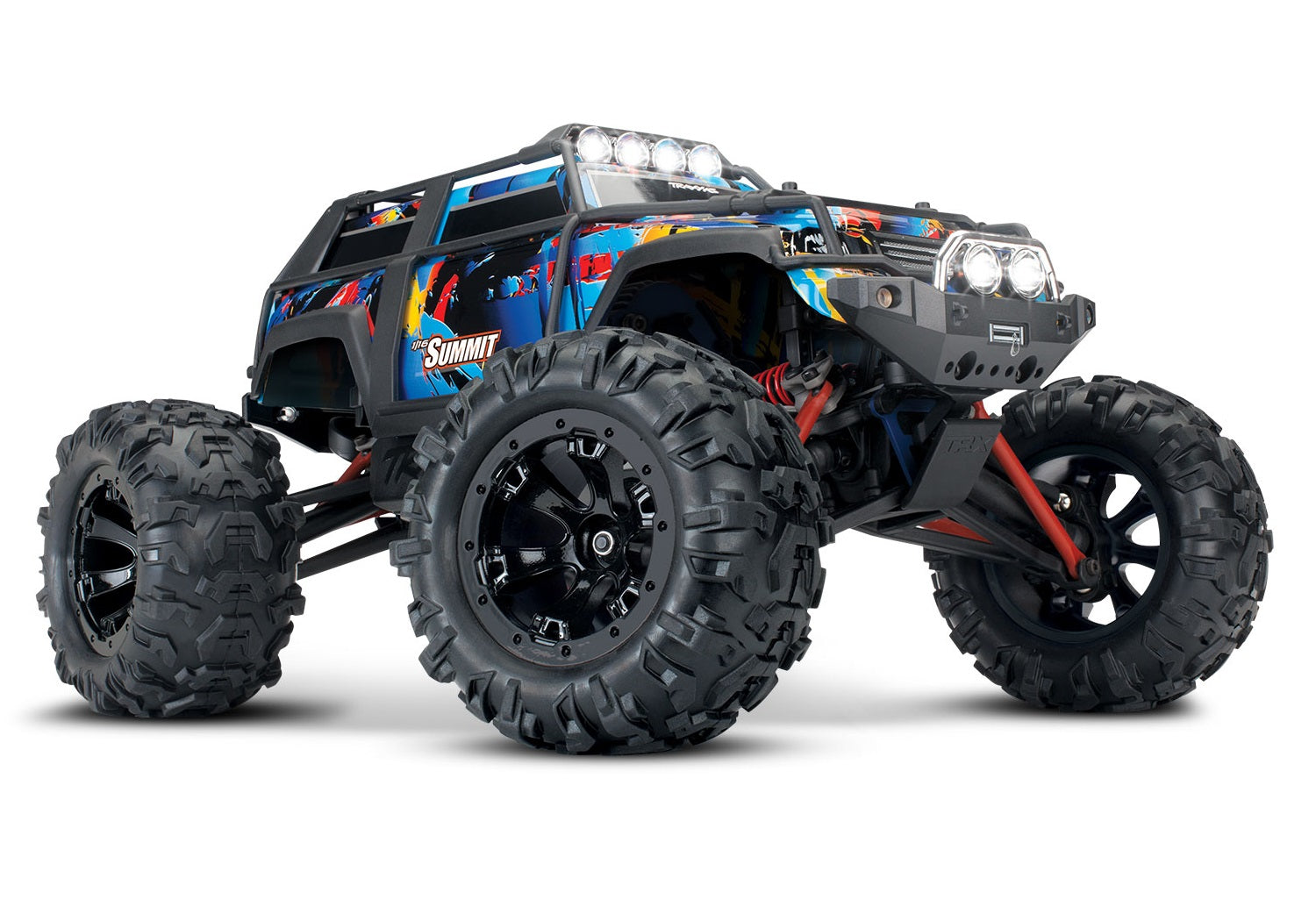 72054-5 - Summit: 1/16 Scale 4WD Electric Extreme Terrain Monster Truck. Ready-To-Race