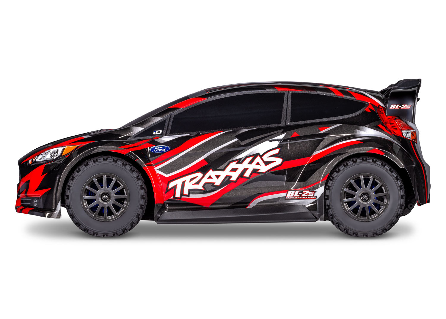 74154-4 Red Ford® Fiesta® ST Rally Brushless: 1/10 Scale Electric Rally Racer with TQ™ 2.4GHz Radio System