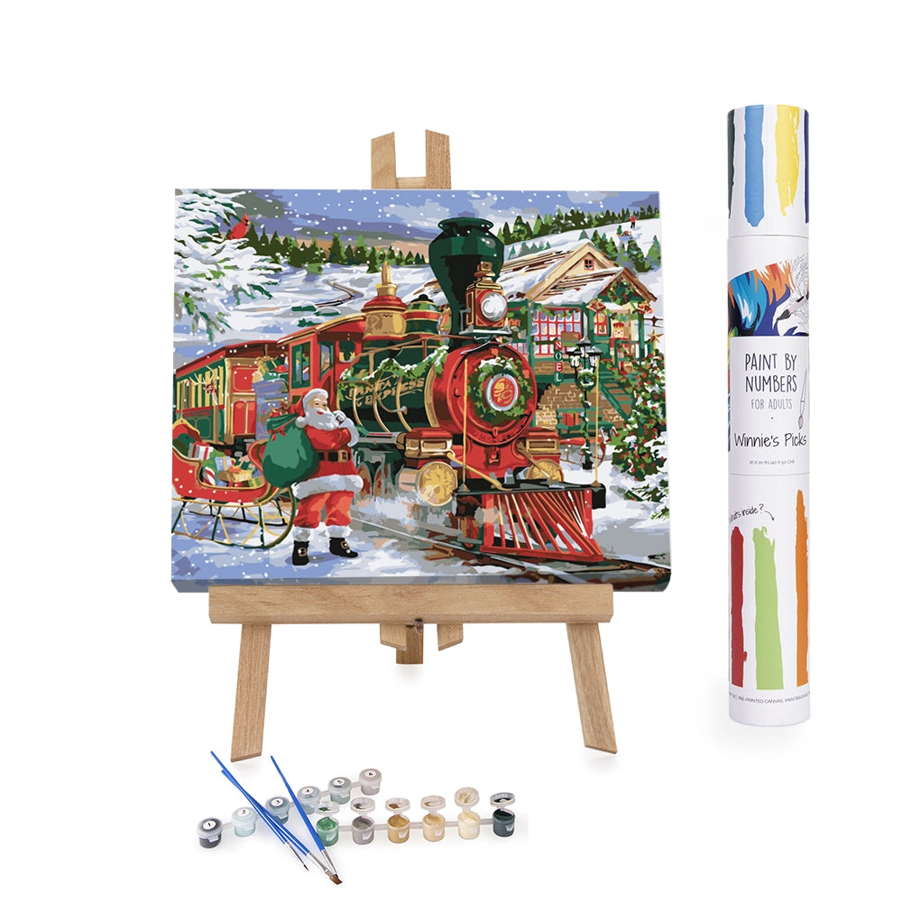 Santa Express - Paint By Numbers Kit