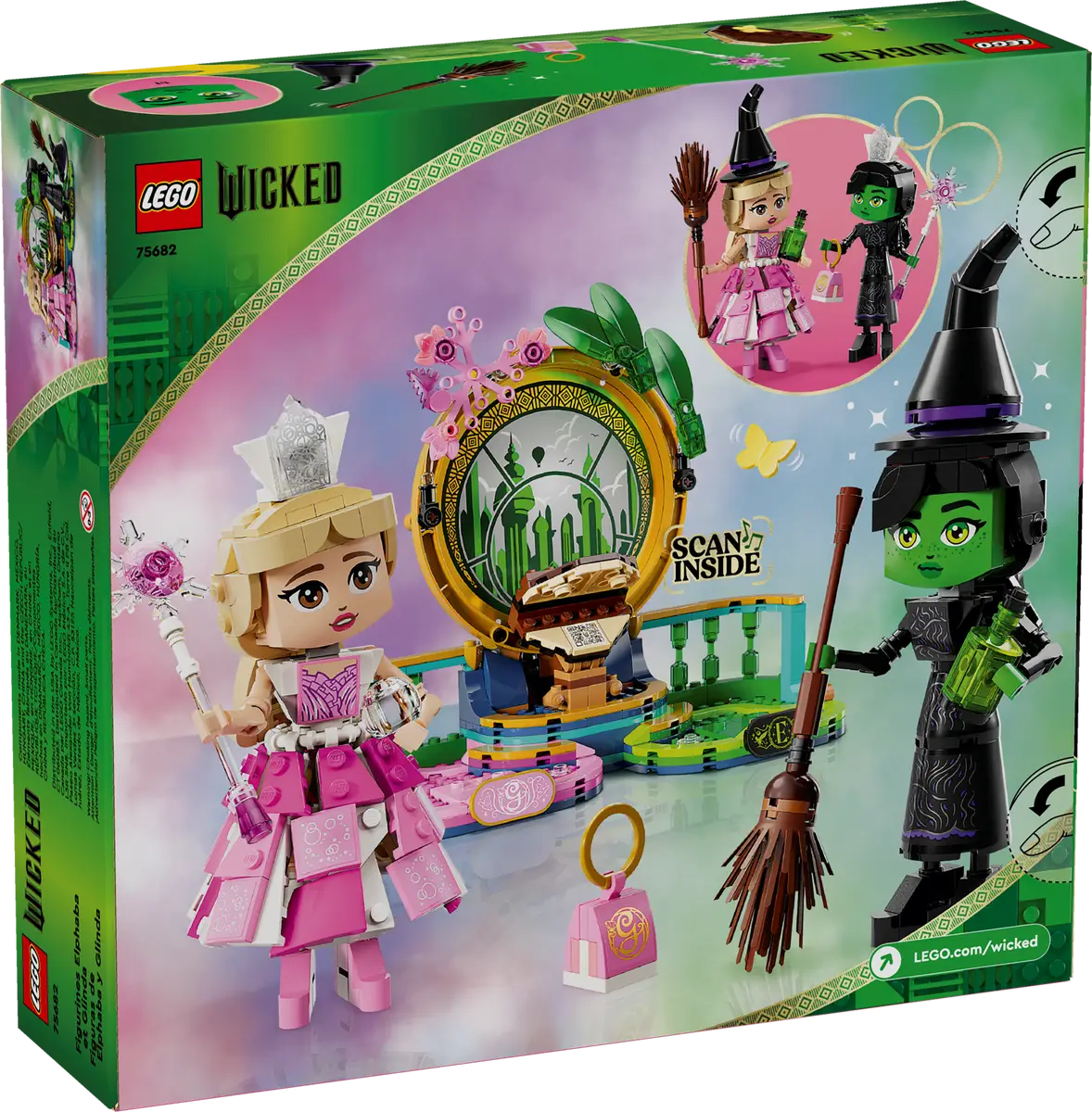 75682 Wicked Elphaba & Glinda Figures