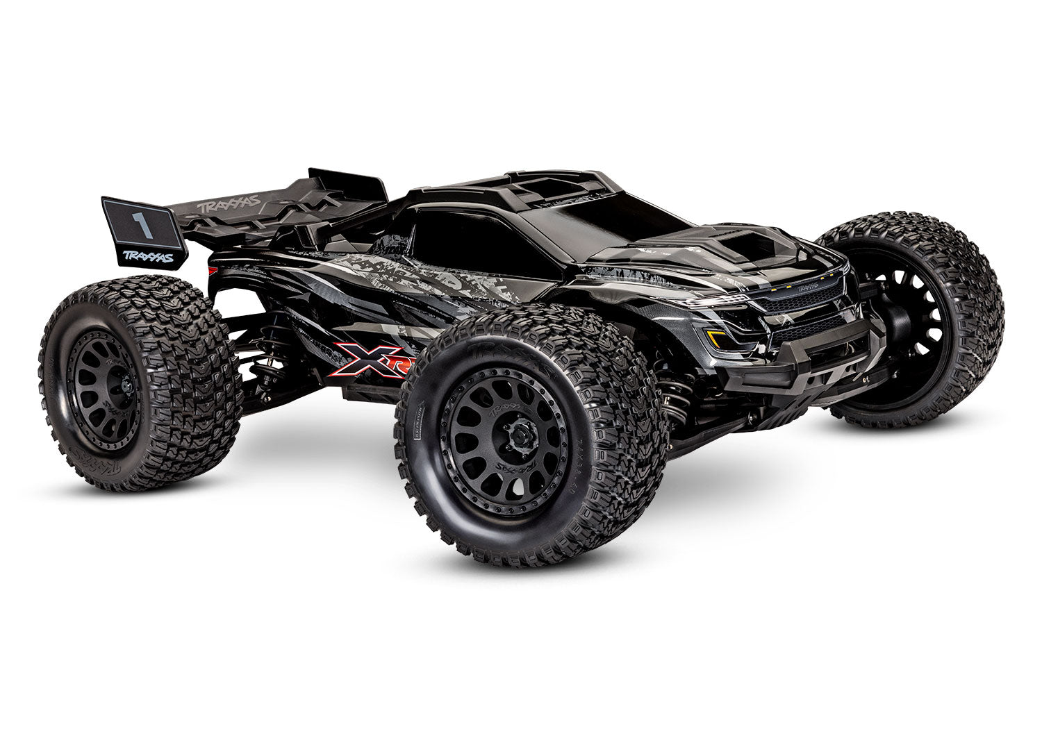 Black XRT™: Brushless Electric Race Truck with TQi™ Traxxas Link™ Enabled 2.4GHz Radio System and Traxxas Stability Management (TSM)®