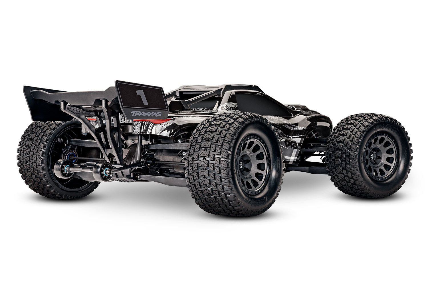 Black XRT™: Brushless Electric Race Truck with TQi™ Traxxas Link™ Enabled 2.4GHz Radio System and Traxxas Stability Management (TSM)®