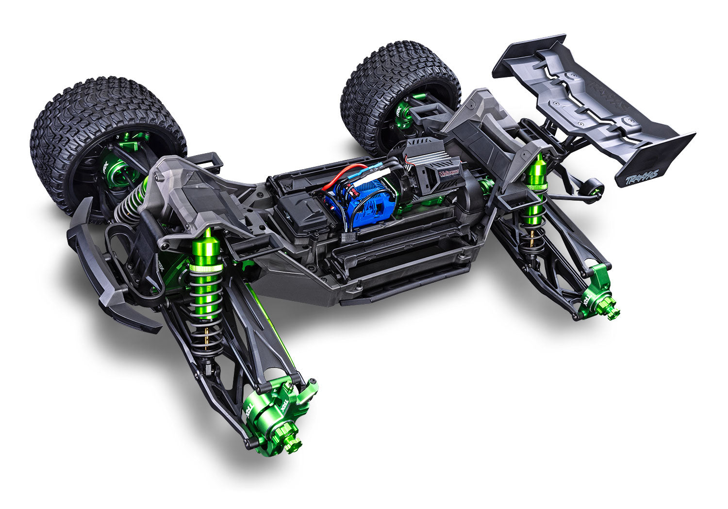 Green XRT® Ultimate: Brushless Electric Race Truck with TQi™ Traxxas Link™ Enabled 2.4GHz Radio System and Traxxas Stability Management (TSM)®