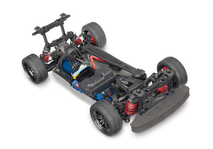 83076-4_R6 NO BODY 4-Tec® 2.0 VXL: 1/10 Scale AWD Chassis with TQi Traxxas Link™ Enabled 2.4GHz Radio System and Traxxas Stability Management (TSM)®