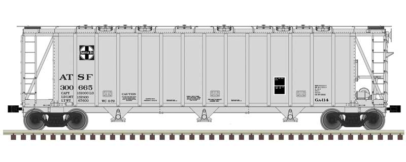 150-50006335 General American 3500 Dry-Flo 3-Bay Covered Hopper