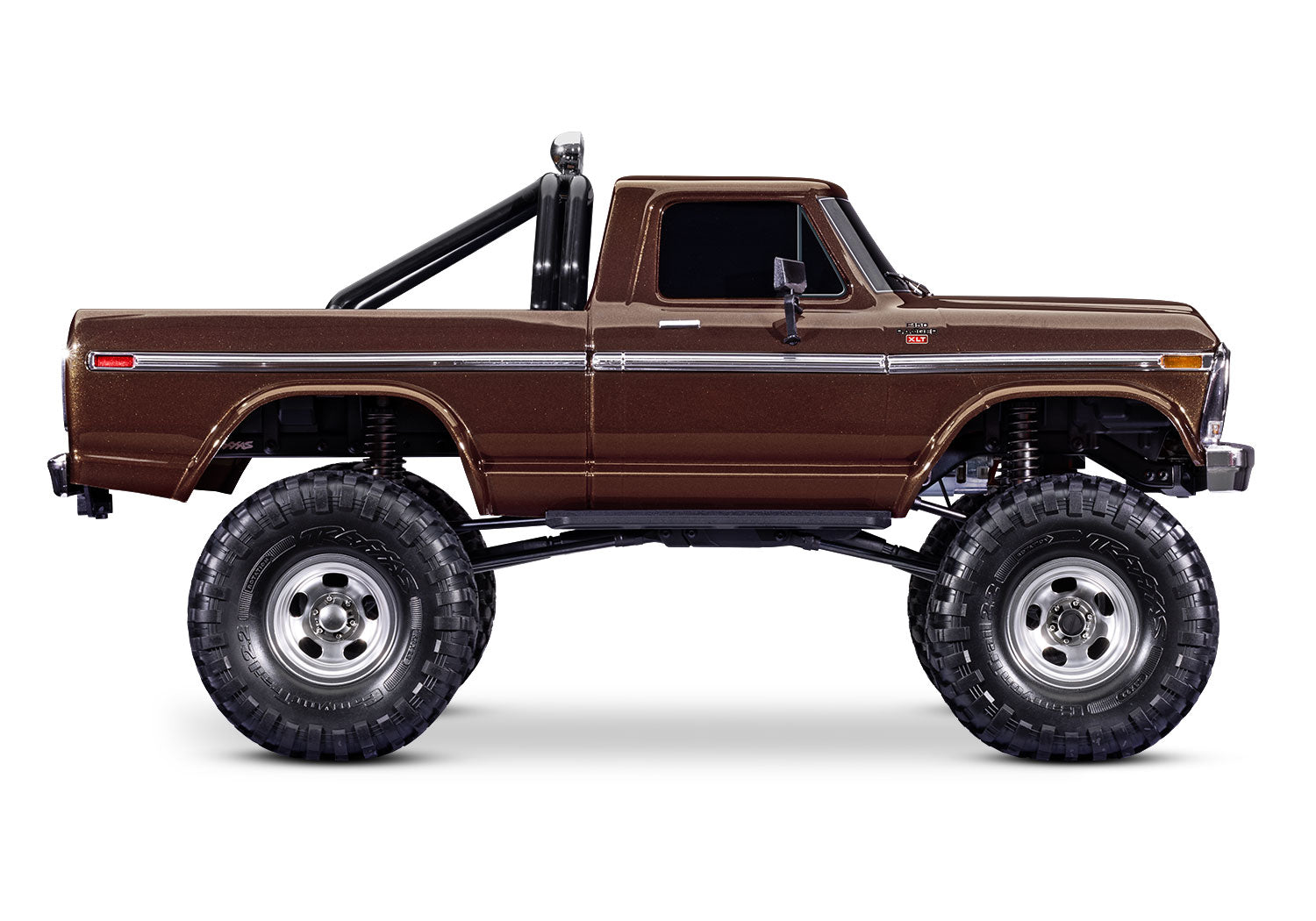 BROWN TRX-4® High Trail Edition™ with 1979 Ford® F-150® Truck Body: 4WD Electric Truck with TQi™ Traxxas Link™ Enabled 2.4GHz Radio System