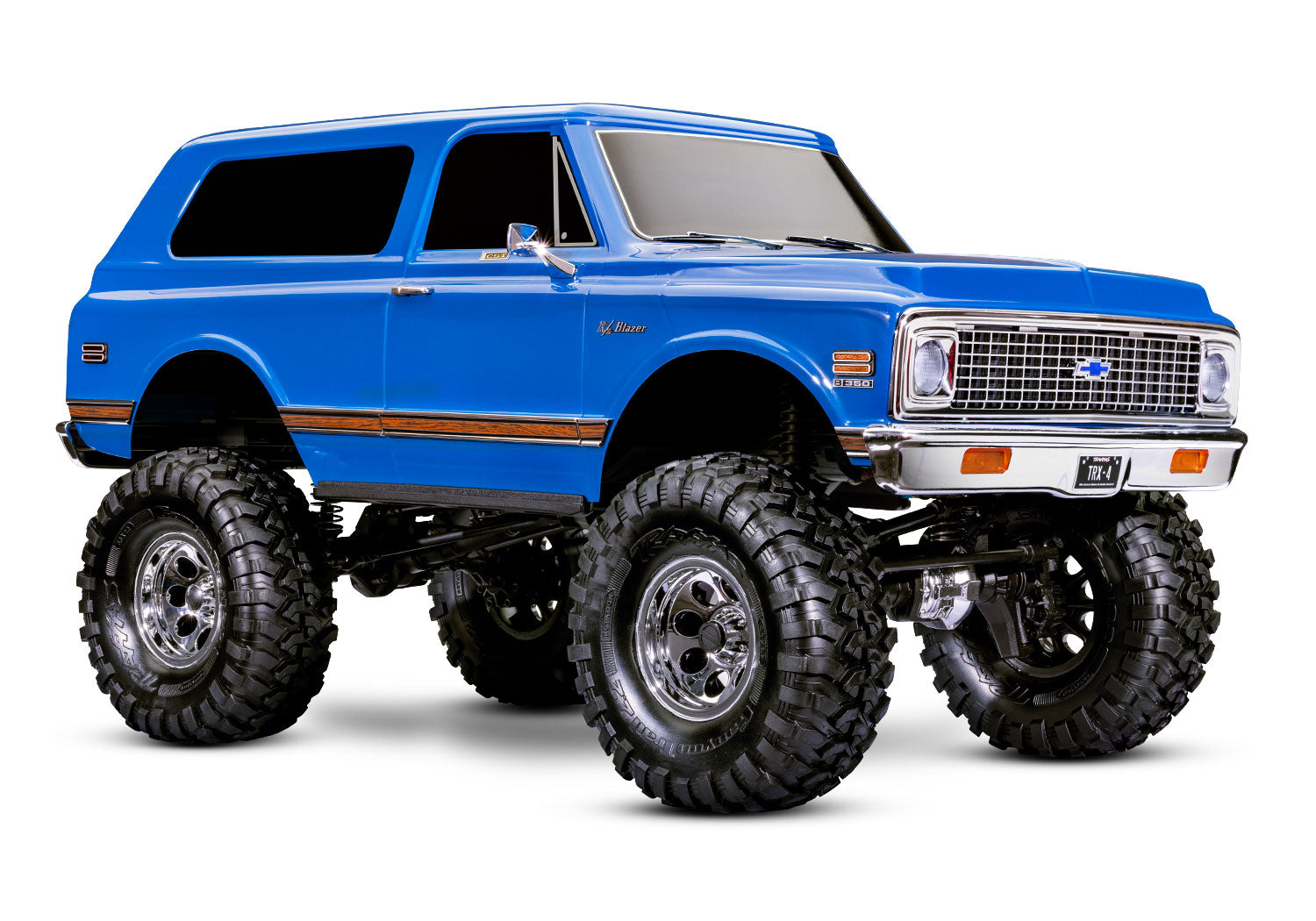 92086-4  BLUE TRX-4® High Trail Edition™ with 1972 Chevrolet® Blazer® Body: 4WD Electric Truck with TQi™