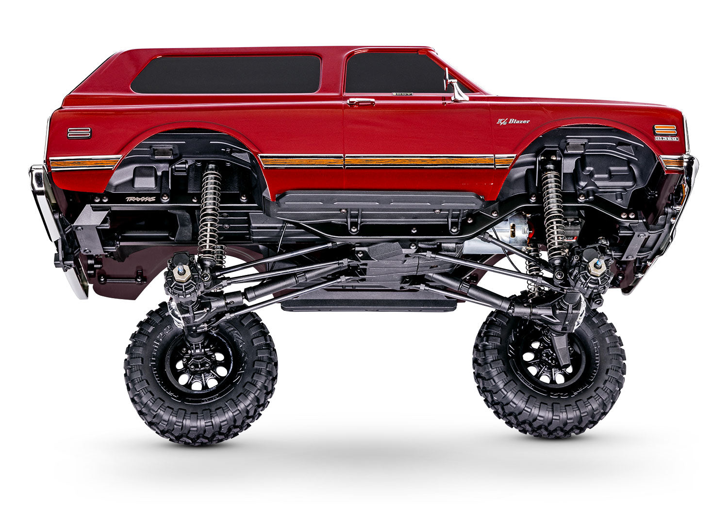 92086-4 RED TRX-4® High Trail Edition™ with 1972 Chevrolet® Blazer® Body: 4WD Electric Truck with TQi™