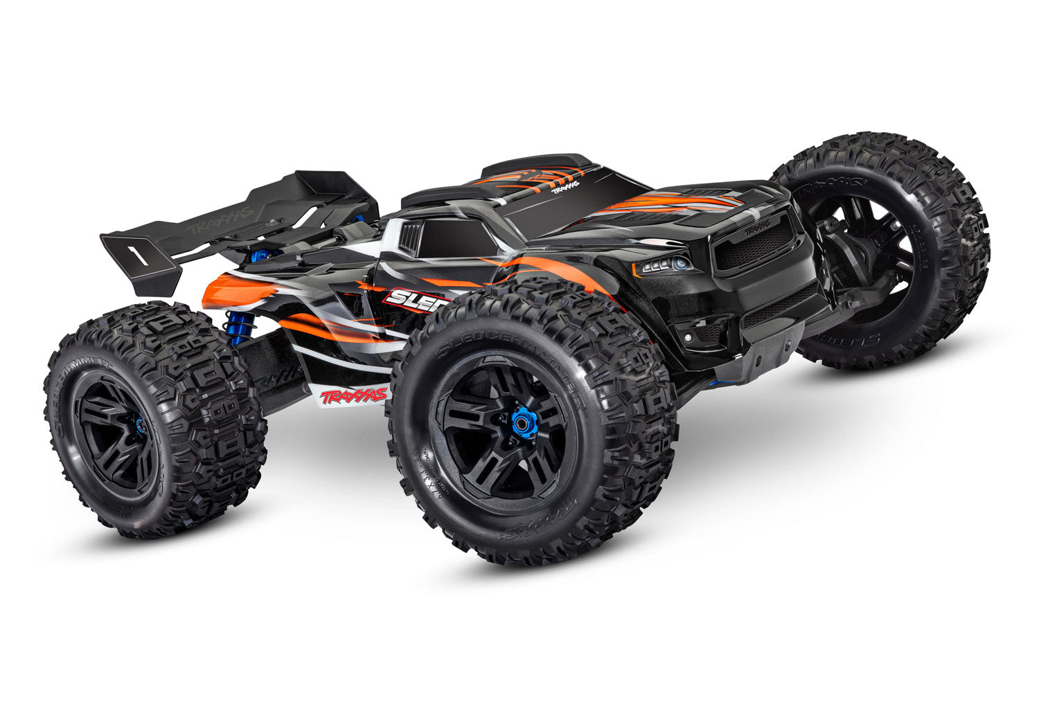 Orange Sledge®: 1/8 Scale 4WD Brushless Electric Monster Truck with TQi 2.4GHz Traxxas Link™ Enabled Radio System and Traxxas Stability Management (TSM)®
