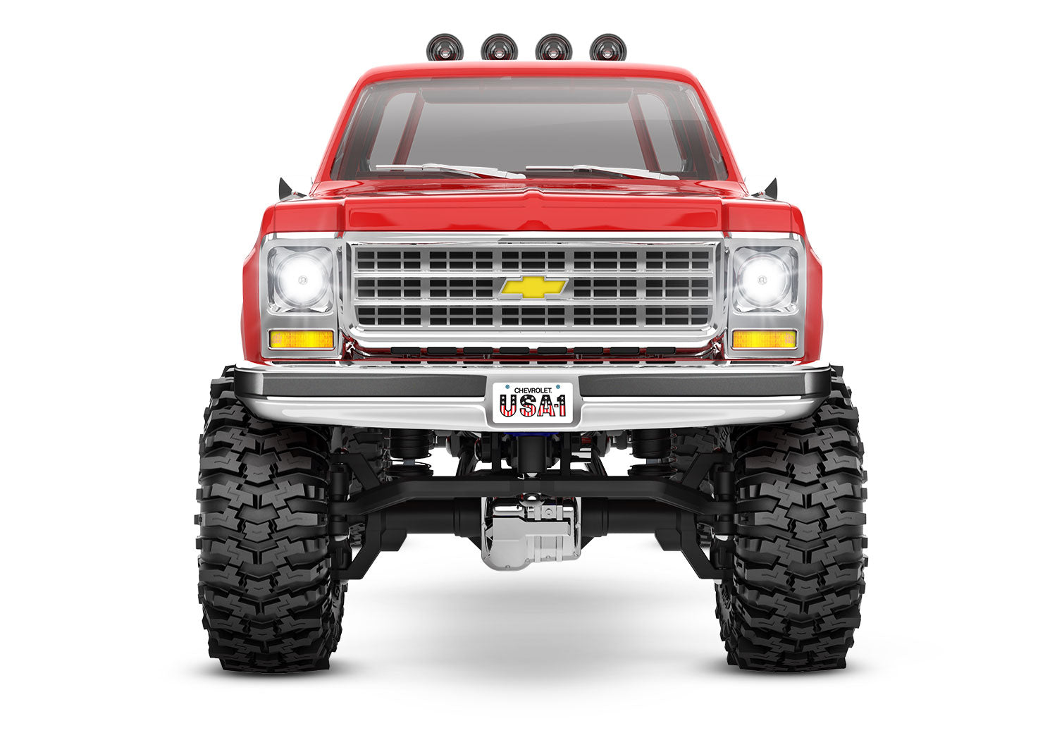 TRX-4M Chevrolet K10 High Trail Edition RED -- 97064-1-RED