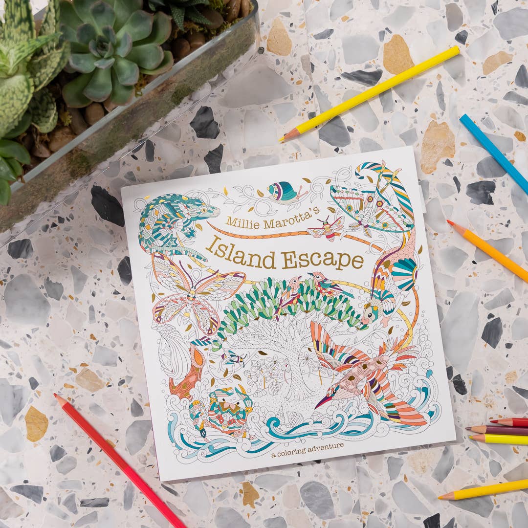 Millie Marotta's Island Escape Coloring Book