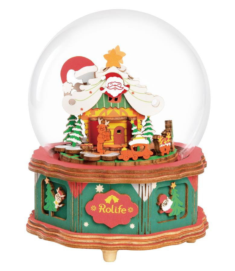 AM46 Christmas Town Music Box