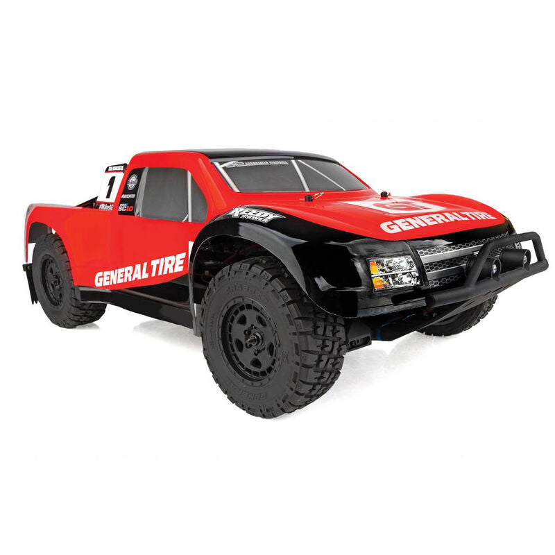 Associated 1/10 Pro4 SC10 4WD General Tire Short Course Truck RTR (Red) - ASC20531C