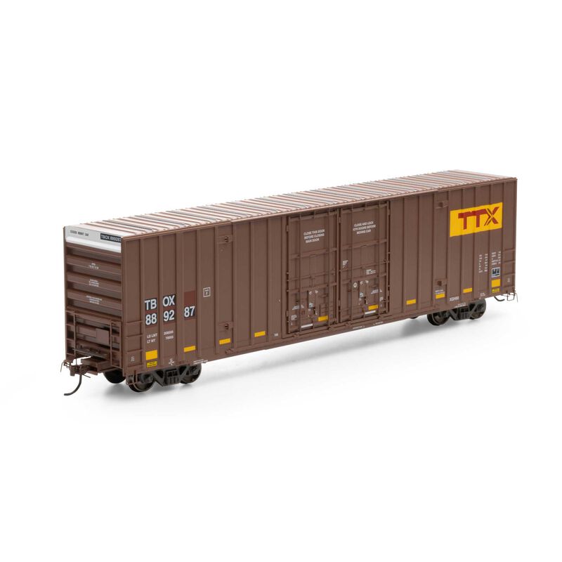 Athearn HO RTR 60' Gunderson Box, TBOX/TTX/Patched #889287 -- ATH75297