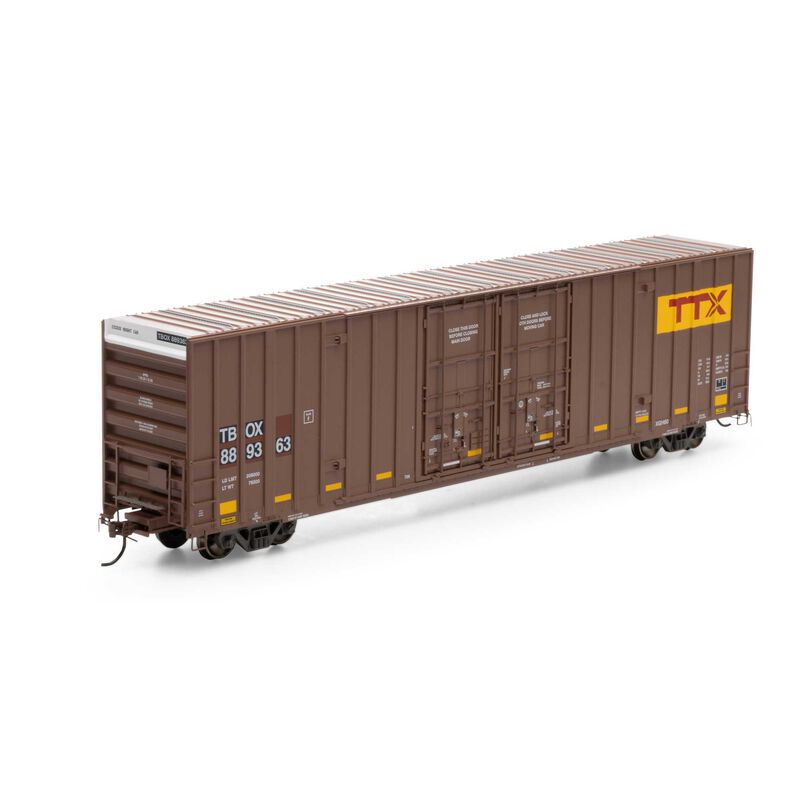 Athearn HO RTR 60' Gunderson Box, TBOX/TTX/Patched #889363 -- ATH75299