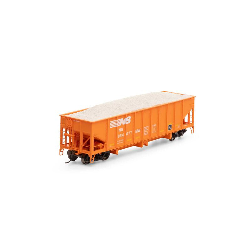 ATH7639 HO 40' Ribbed 3-Bay Ballast Hopper, NS #994677