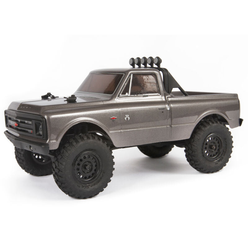 Axial 1/24 SCX24 1967 CHEVROLET C10 4WD TRUCK BRUSHED RTR, SILVER - AXI00001T2