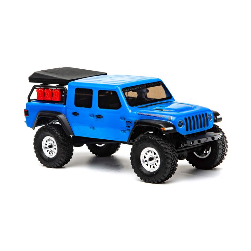 Axial 1/24 SCX24 JEEP JT GLADIATOR 4WD ROCK CRAWLER BRUSHED RTR, BLUE - AXI00005T2