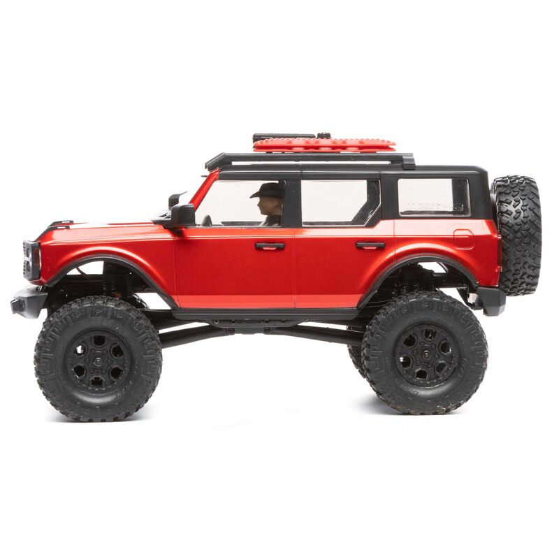 Axial 1/24 SCX24 2021 FORD BRONCO 4WD TRUCK BRUSHED RTR, RED - AXI00006T1