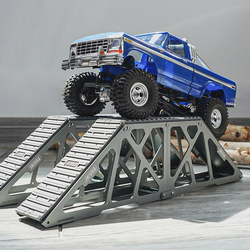 Vehicle Display Ramp Bridge Course Obstacle Kit for 1/10 1/18 1/24 RC Crawler