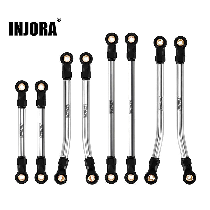 INJORA Stainless Steel High Clearance Links for 1/18 Redcat Ascent18