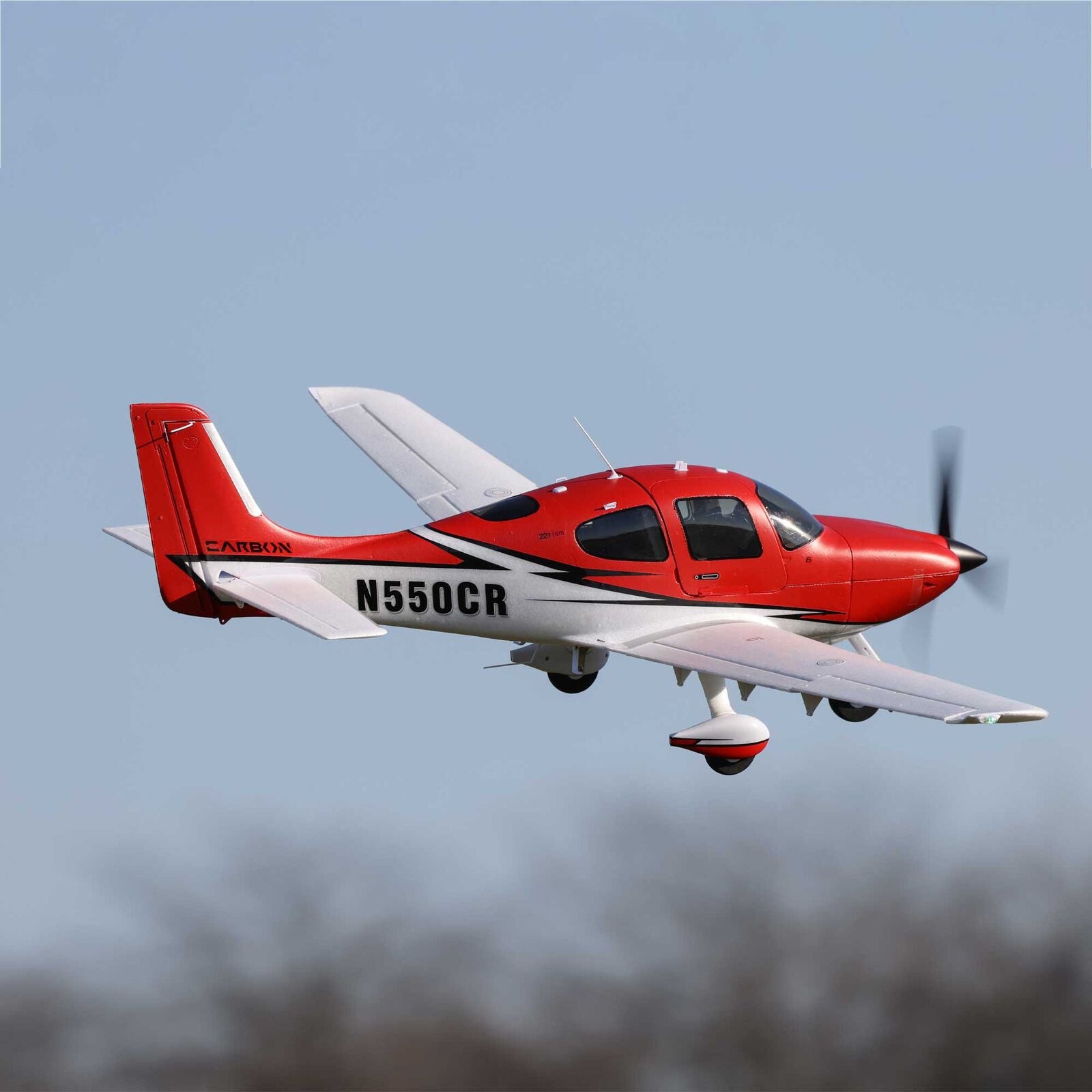 E-flite Cirrus SR22T 1.5m BNF Basic with Smart, AS3X and SAFE Select - EFL15950