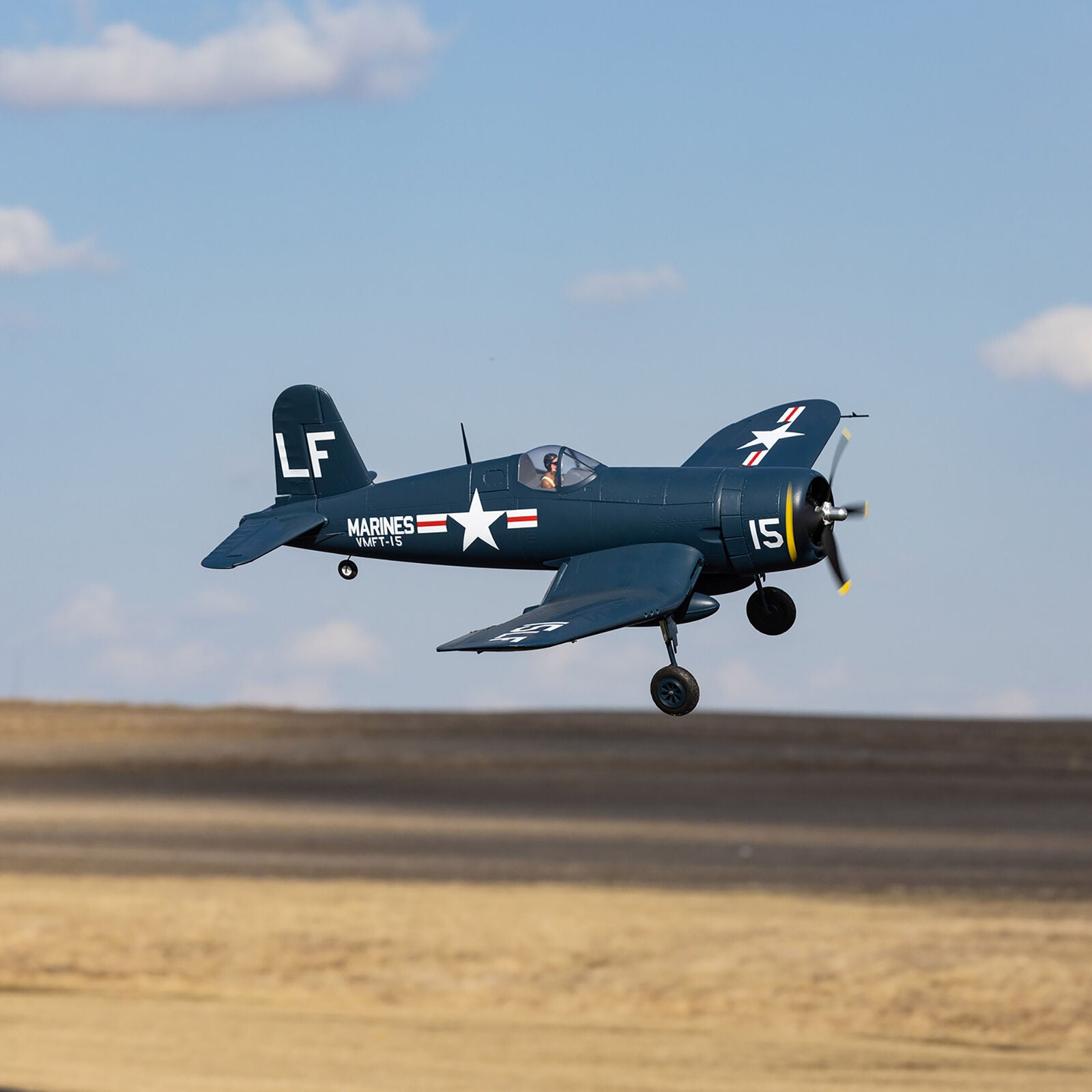 E-flite F4U-4 Corsair 1.2m BNF Basic with AS3X and SAFE Select - EFL18550