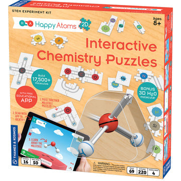 THK-585005	Happy Atoms 2D Interactive Chemistry Puzzles STEM Experiment Kit (D)