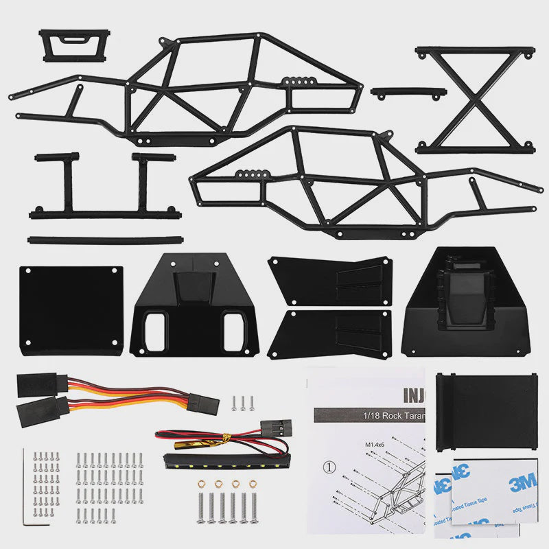 Rock Tarantula Nylon Buggy Body Chassis Kit for 1/18 TRX4M