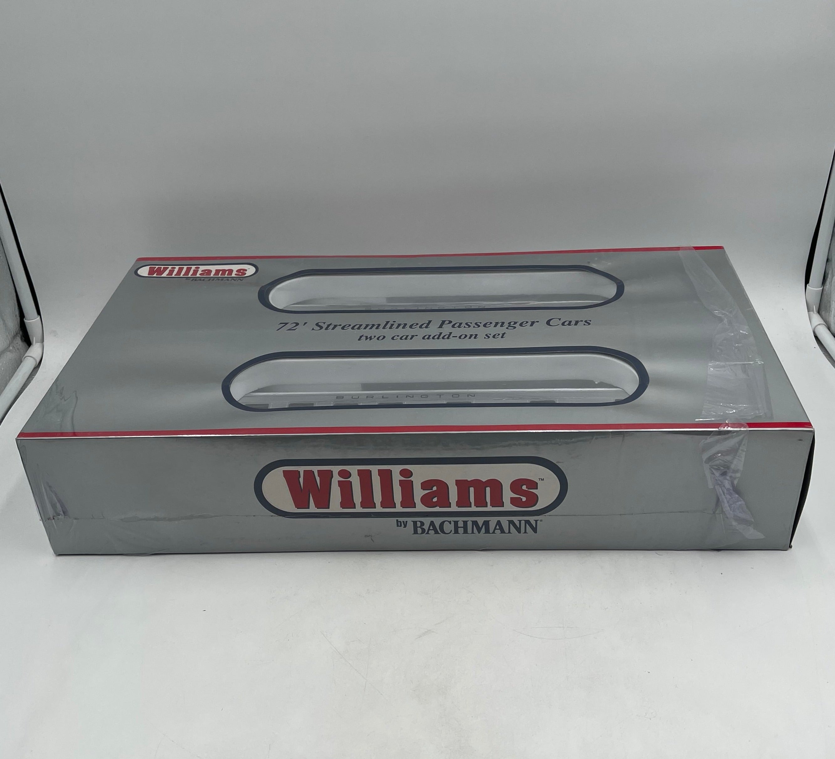 Williams by Bachmann 72' Streamlined Passenger Cars Two Car Add-On Set - 43104