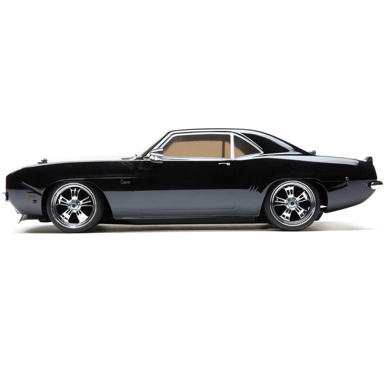 LOSI 1/10 1969 Chevy Camaro V100 AWD Brushed RTR (Black) - LOS03033T2