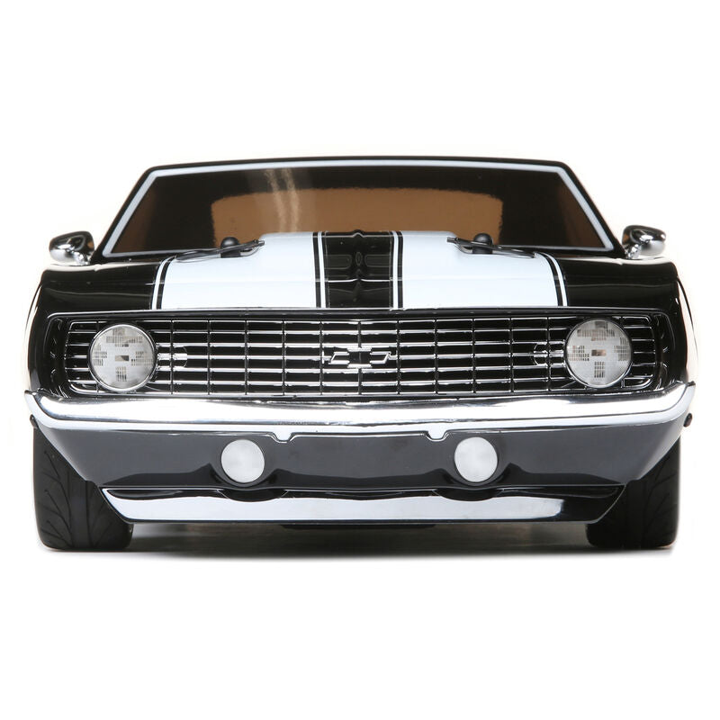 LOSI 1/10 1969 Chevy Camaro V100 AWD Brushed RTR (Black) - LOS03033T2