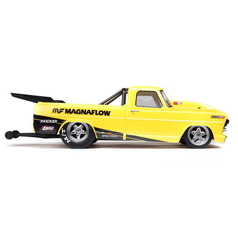 LOSI 1/10 '68 Ford F100 22S 2WD No Prep Drag Truck Brushless RTR (Magnaflow) - LOS03045T1