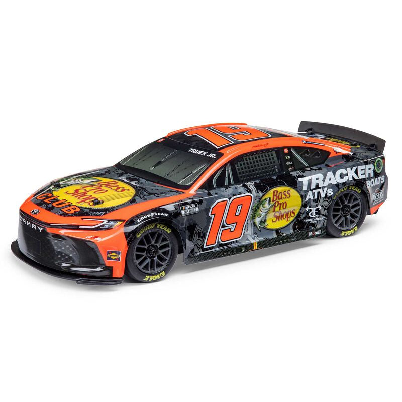 LOS1122419	1/12 NASCAR RC Racecar Martin Truex Jr. No. 19 2024 Bass Pro Toyota Camry 2S AWD RTR Brushed On-Road (Battery & Charger Included), Orange