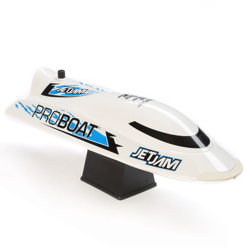 Pro Boat Jet Jam V2 12" Self-Righting Pool Racer Brushed RTR (White) - PRB08031V2T2