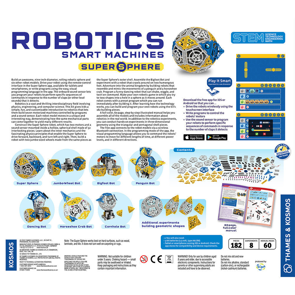 THK-620384	Robotics Smart Machines Super Sphere Engineering STEM Experiment Kit (D)