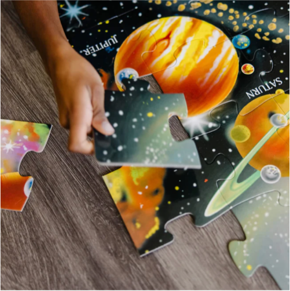 Space themed puzzle set