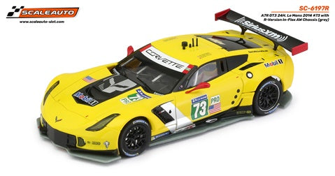 SC-6197R 1/32 Analog Chevrolet Corvette C7R GT3 Le Mans in 2014 No.73