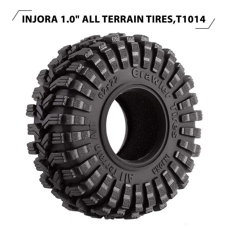 INJORA King Trekker 1.0" A/T Tires (4) (62*22mm)