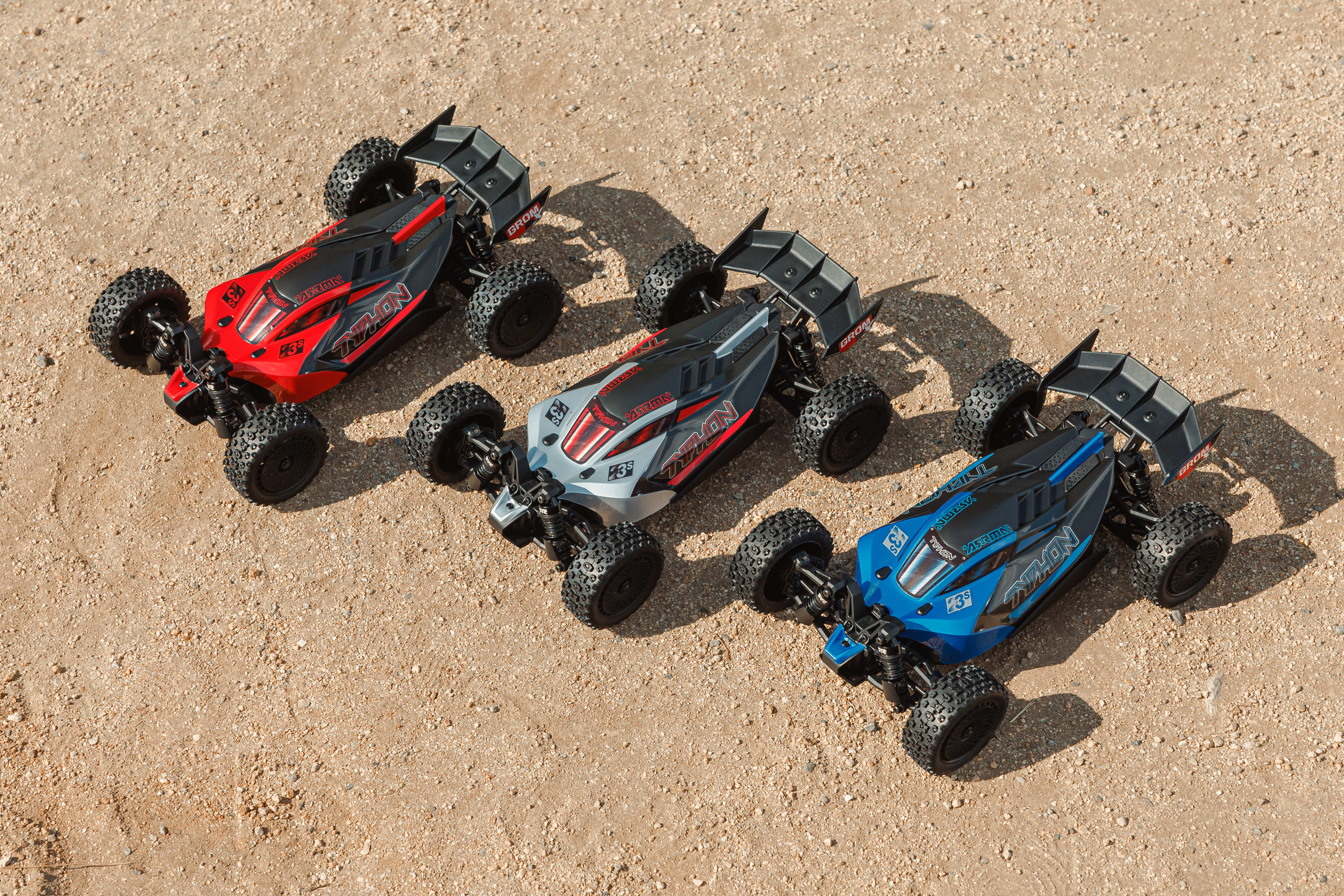 ARA2306T	TYPHON GROM 4X4 223S BLX BRUSHLESS SMALL SCALE BUGGY RTR